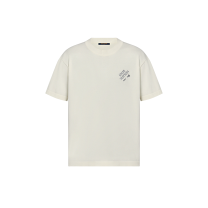 Louis Vuitton Embroidered Signature Short-sleeved Crewneck
